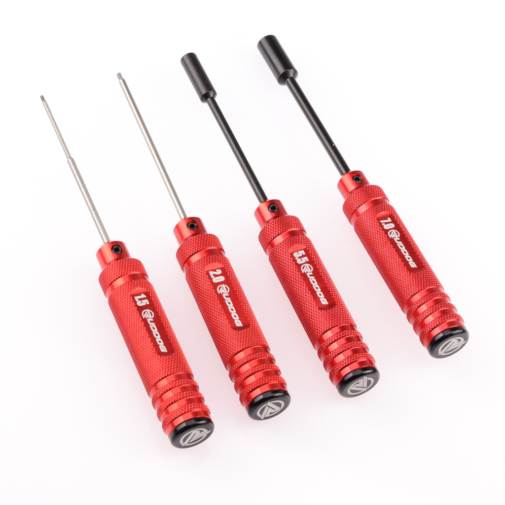 Ruddog : Set tournevis Allen et Tube 1.5-2-5.5-7.0mm (copie ...